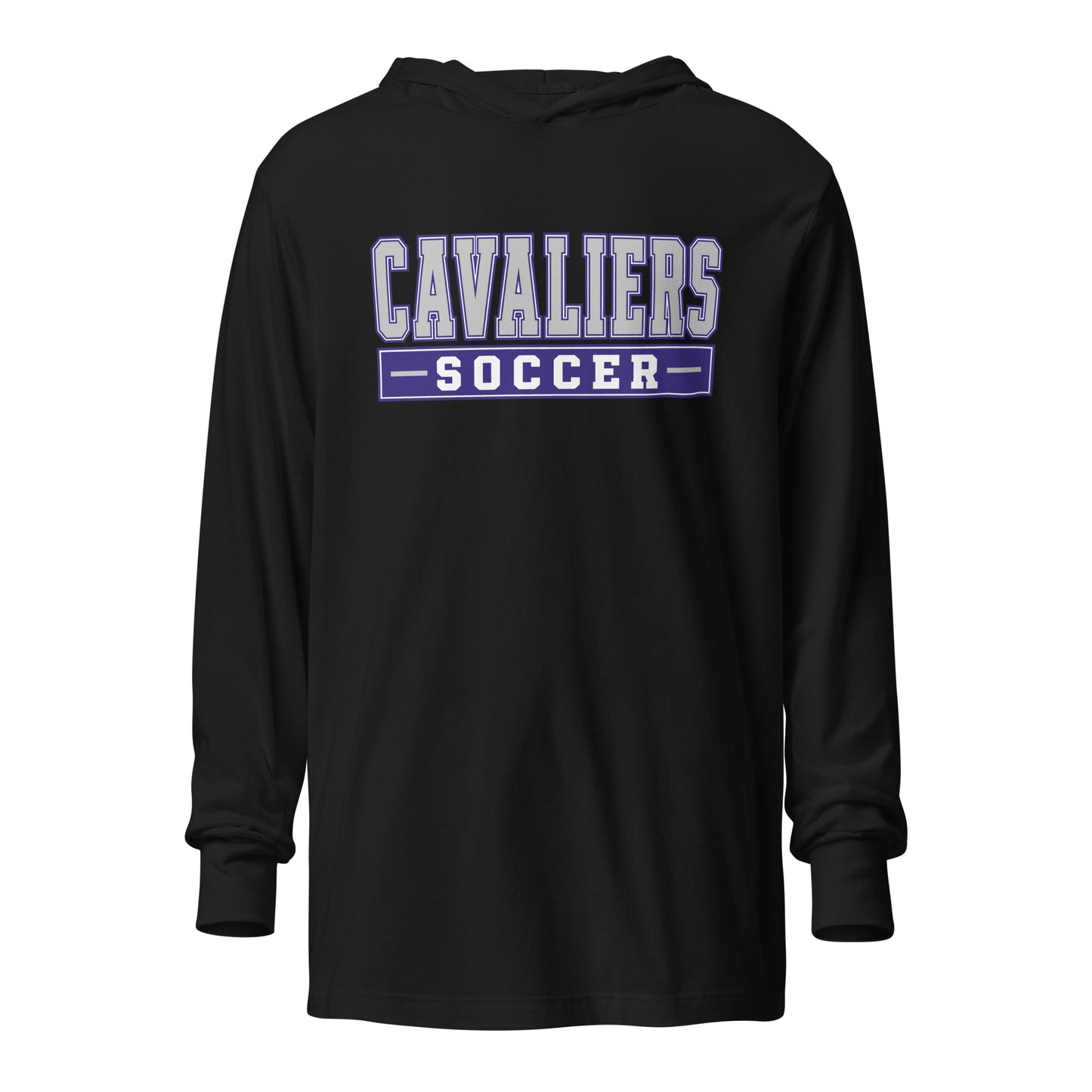 Performance | Hooded Long Sleeve T Shirt | STM Soccer | Modern Script Logo