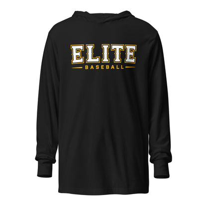 Performance | Hooded Long Sleeve T Shirt | Elite Baseball | Vanguard Logo