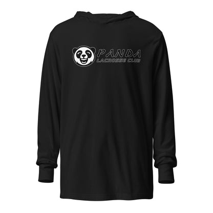 Performance | Hooded Long Sleeve T Shirt | Panda Lacrosse Club | Crest Logo