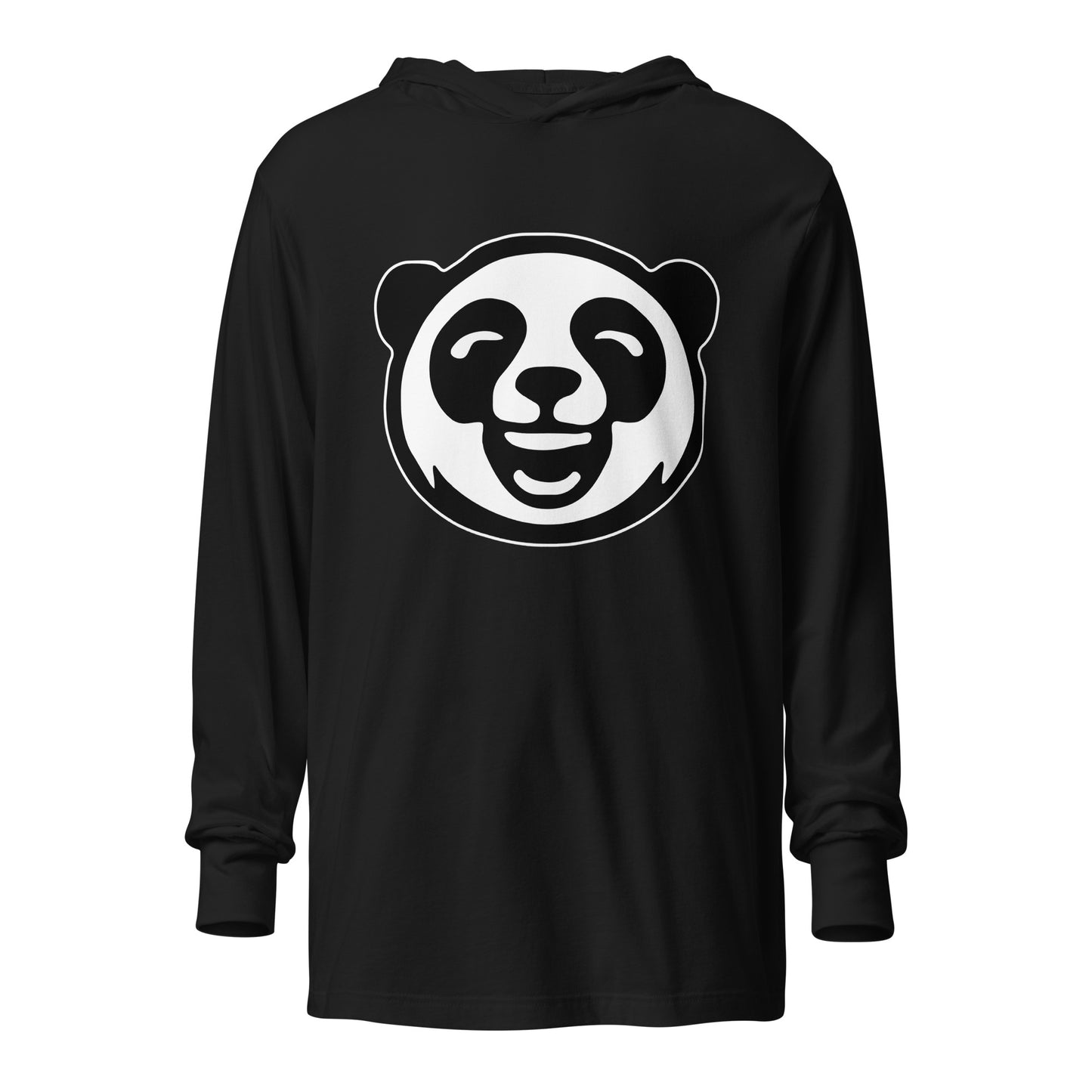 Performance | Hooded Long Sleeve T Shirt | Panda Lacrosse Club | Mascot Logo