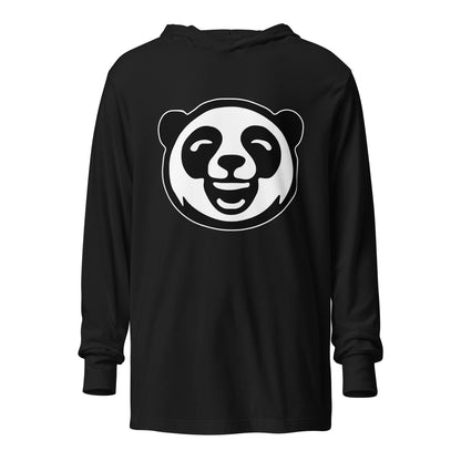Performance | Hooded Long Sleeve T Shirt | Panda Lacrosse Club | Mascot Logo