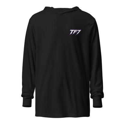 Performance | Hooded Long Sleeve T Shirt | TF7 Eclipse | Lettermark Logo