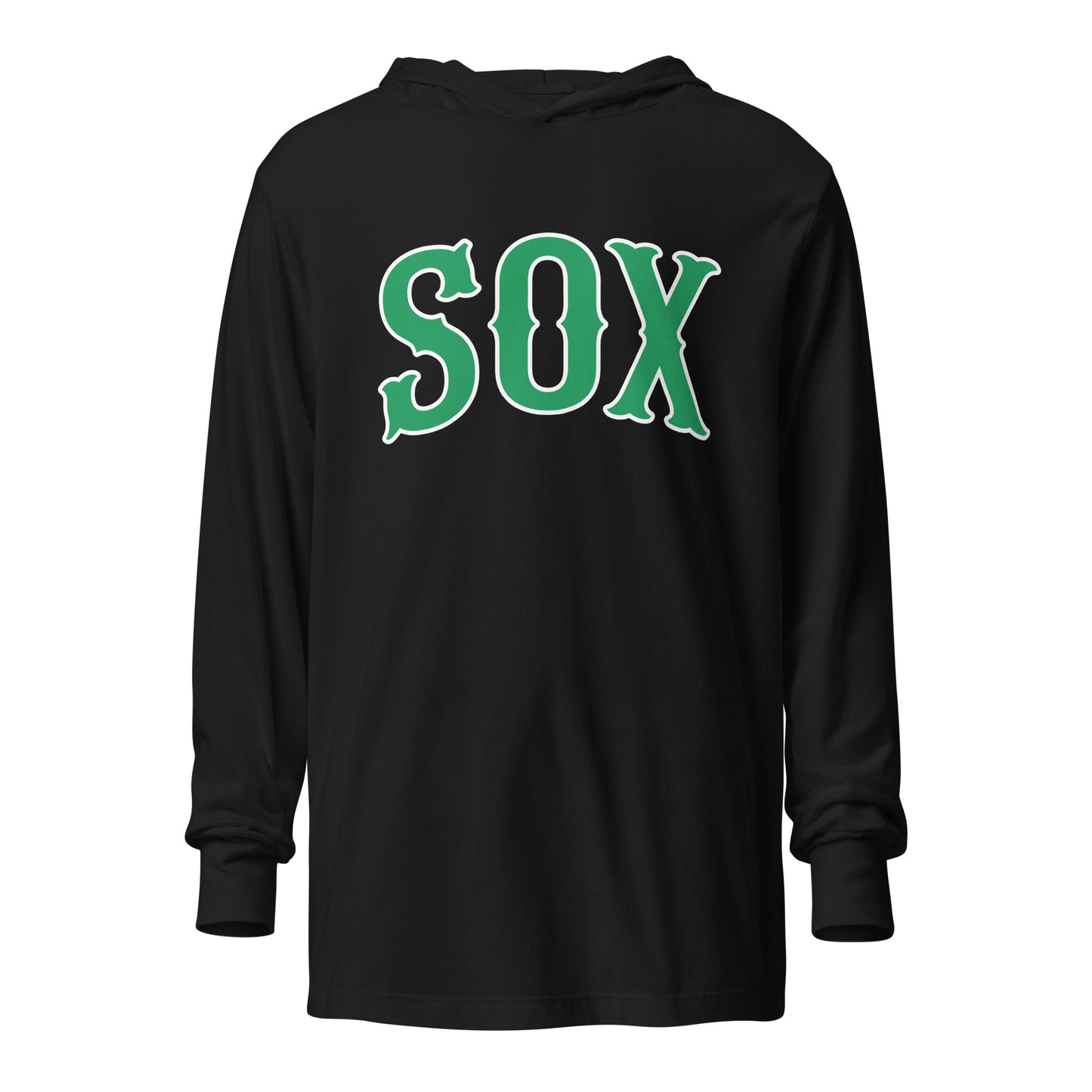 Performance | Hooded Long Sleeve T Shirt | Greenville Sox | Script Logo