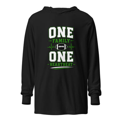 Performance | Hooded Long Sleeve T Shirt | Celina Black Football | Modern Script Logo