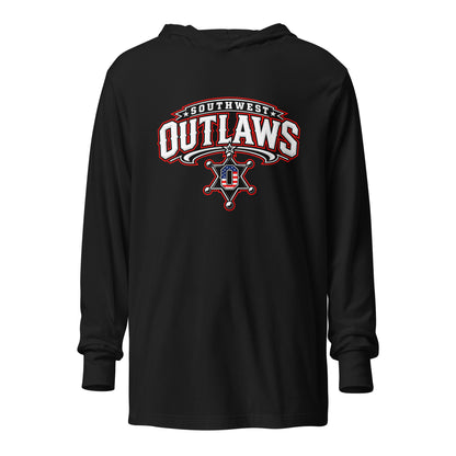 Performance | Hooded Long Sleeve T Shirt | Southwest Outlaws | Vanguard Logo