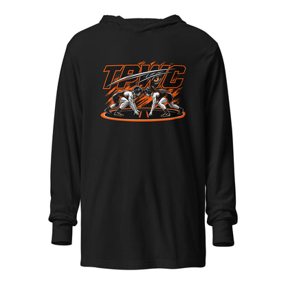 Performance | Hooded Long Sleeve T Shirt | TPWC | Vanguard Logo