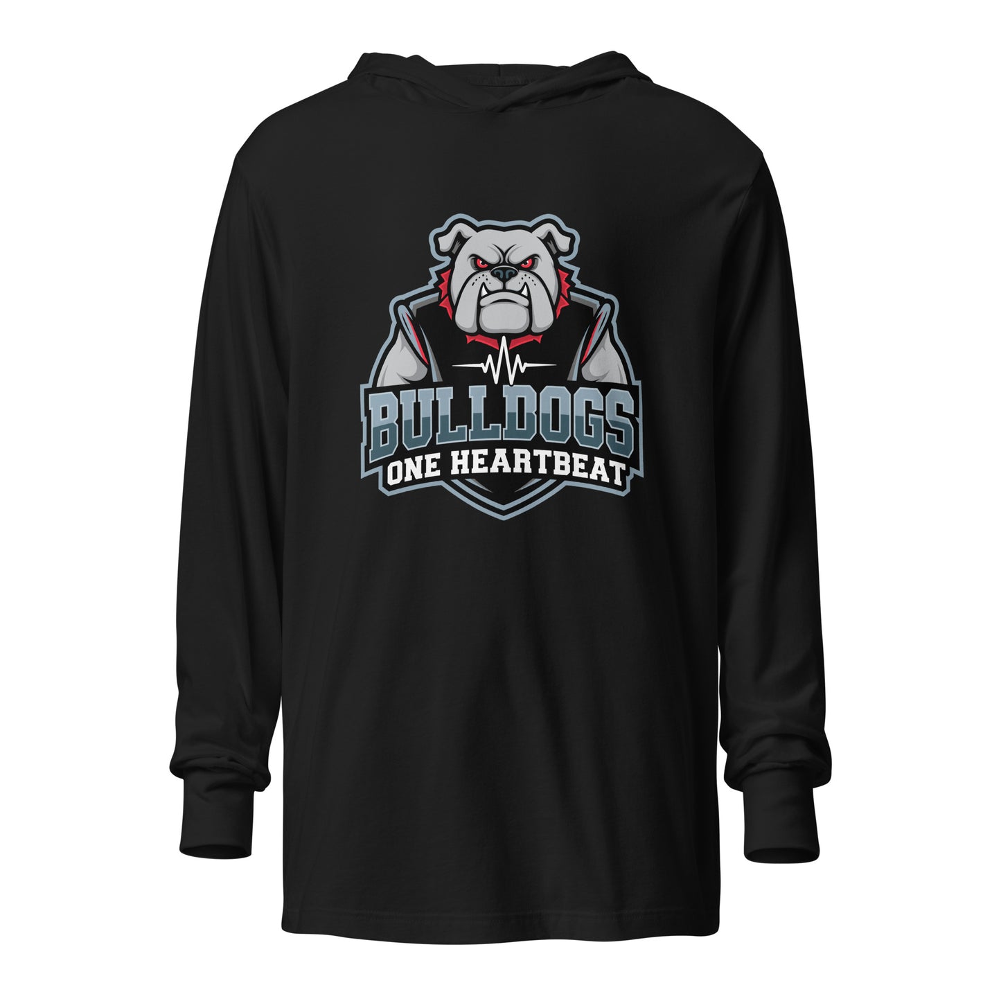 Performance | Hooded Long Sleeve T Shirt | Celina Recreational Football Black | Emblem Logo