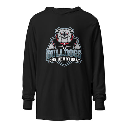 Performance | Hooded Long Sleeve T Shirt | Celina Recreational Football Black | Emblem Logo