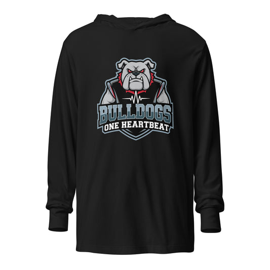 Performance | Hooded Long Sleeve T Shirt | Celina Recreational Football Black | Emblem Logo