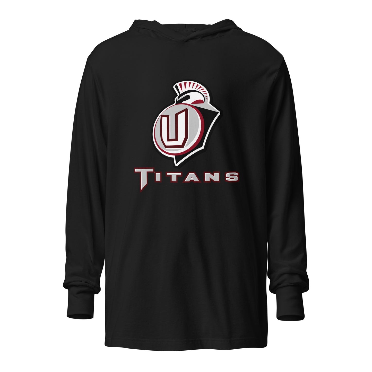 Performance | Hooded Long Sleeve T Shirt | Union Gymnastics | Emblem Logo