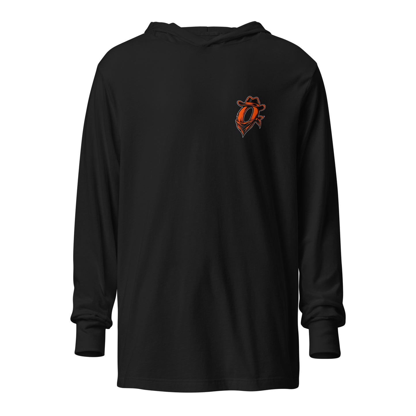 Performance | Hooded Long Sleeve T Shirt | Louisiana Outlaws | Crest Logo