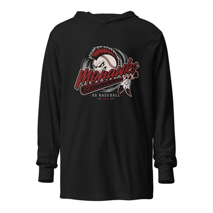 Performance | Hooded Long Sleeve T Shirt | Mohawks | Valor Logo