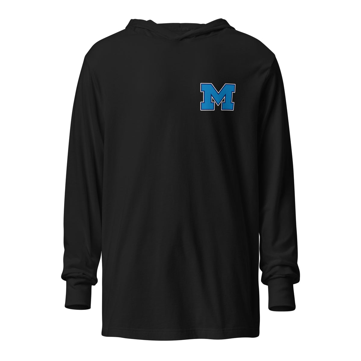 Performance | Hooded Long Sleeve T Shirt | Medfield Softball | Lettermark Logo