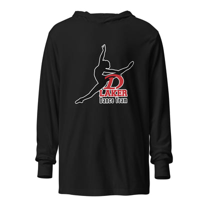 Performance | Hooded Long Sleeve T Shirt | Detroit Lakes Dance | Valor Varsity Logo