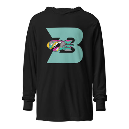 Performance | Hooded Long Sleeve T Shirt | Buffalo Bomb Squad 12u Softball | Valor Logo