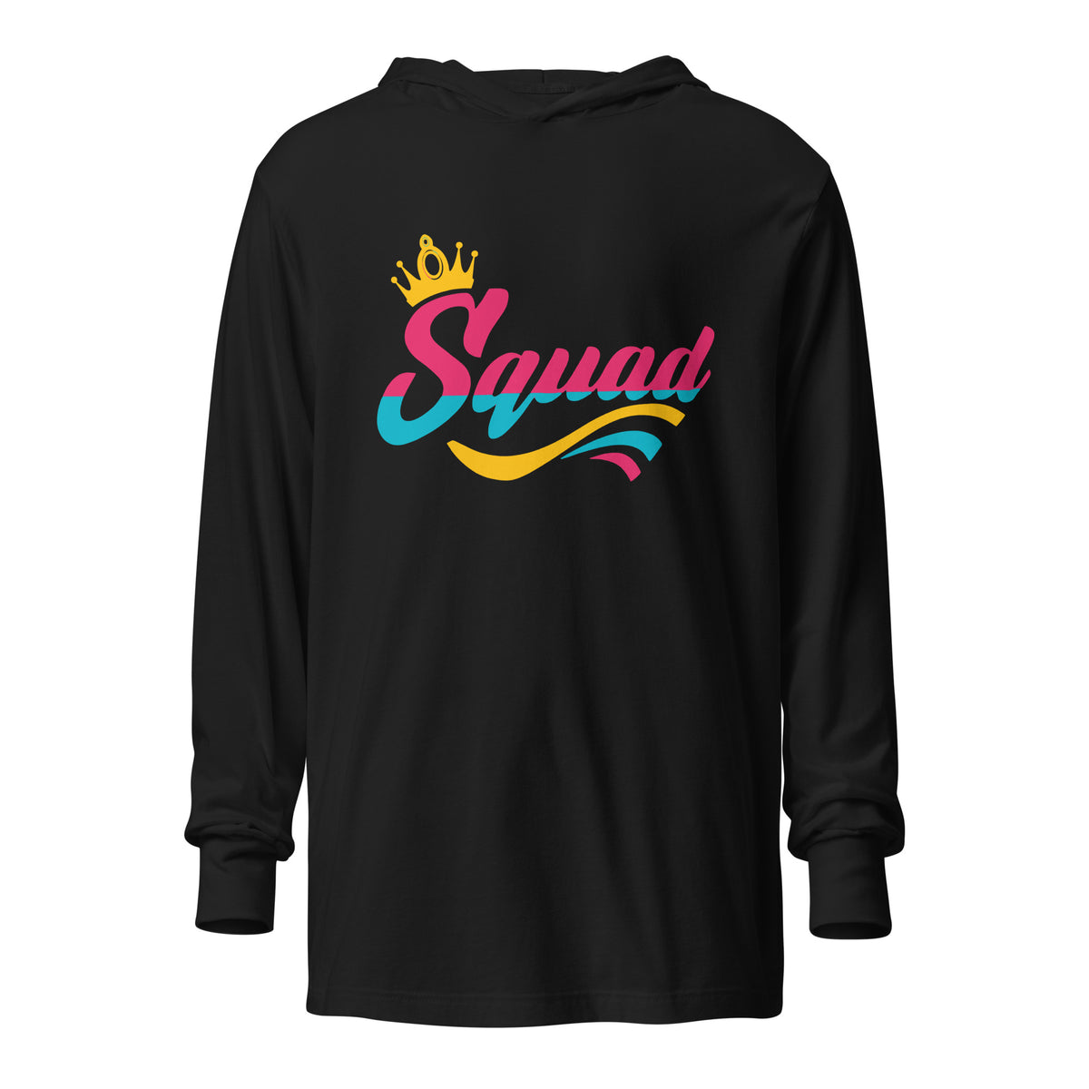 Performance | Hooded Long Sleeve T Shirt | Buffalo Bomb Squad 12u Softball | Vanguard Alt Logo