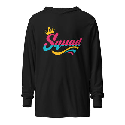 Performance | Hooded Long Sleeve T Shirt | Buffalo Bomb Squad 12u Softball | Vanguard Alt Logo