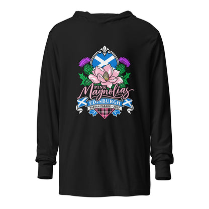 Performance | Hooded Long Sleeve T Shirt | Pink Magnolias Dance | Valor Logo