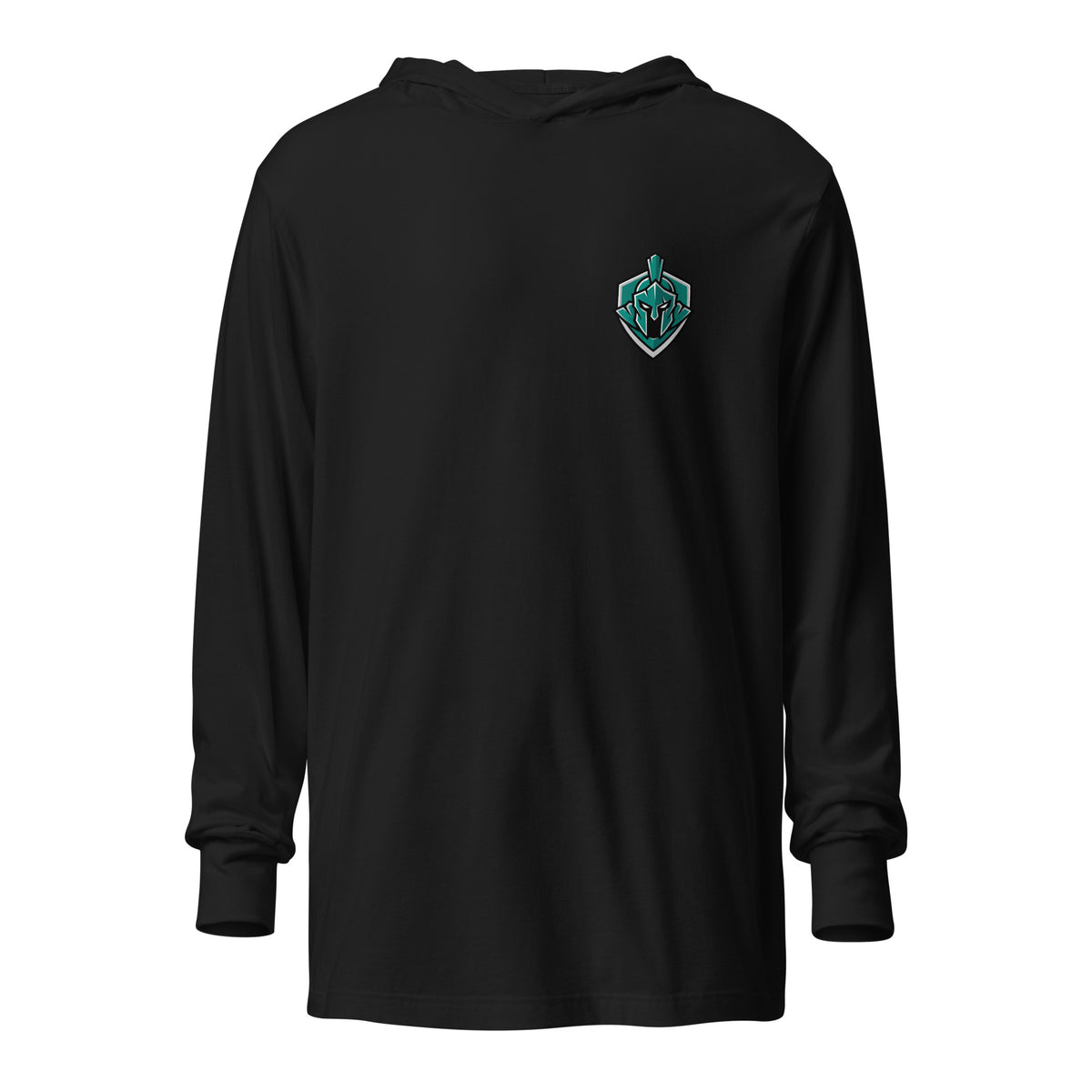 Performance | Hooded Long Sleeve T Shirt | Community Christian College | Crest Logo