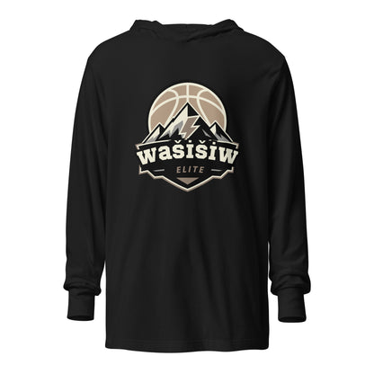 Performance | Hooded Long Sleeve T Shirt | Wašišiw Elite | Vanguard Logo