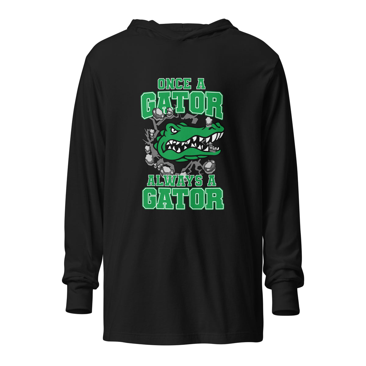 Performance | Hooded Long Sleeve T Shirt | Copeland Sports | Vanguard Logo