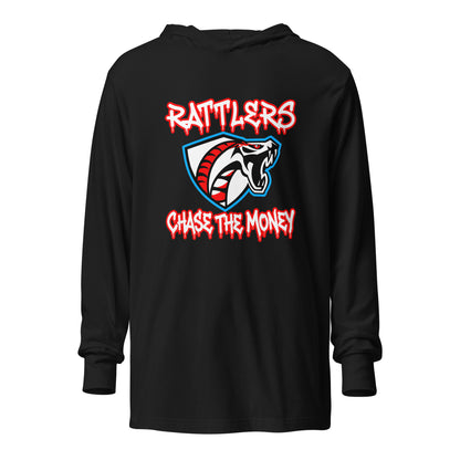 Performance | Hooded Long Sleeve T Shirt | Rattlers 2/11 | Crest Logo
