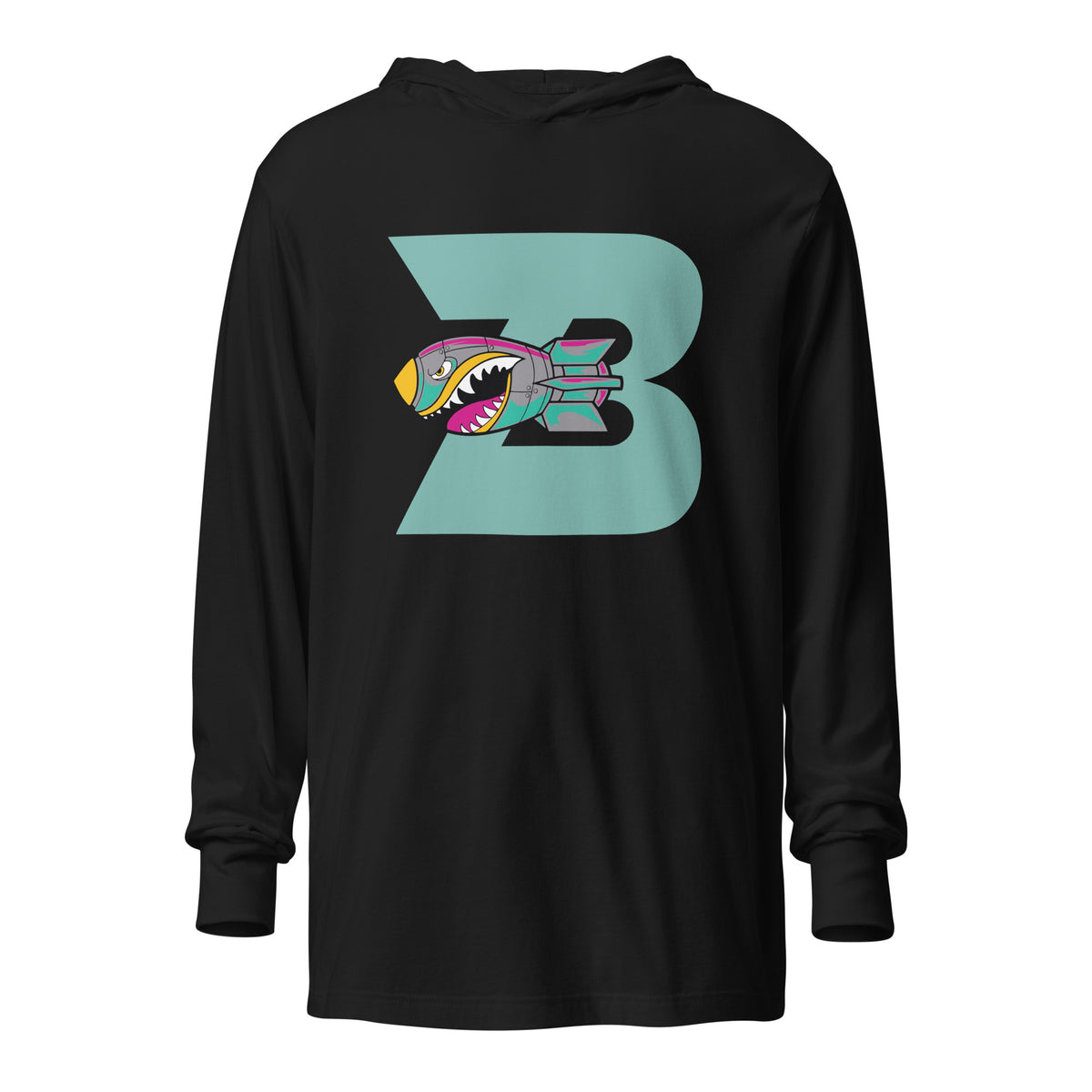 Performance | Hooded Long Sleeve T Shirt | Buffalo Bomb Squad 16u | Valor Logo
