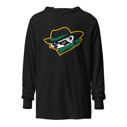 Performance | Hooded Long Sleeve T Shirt | South Bend River Bandits | Vanguard Logo