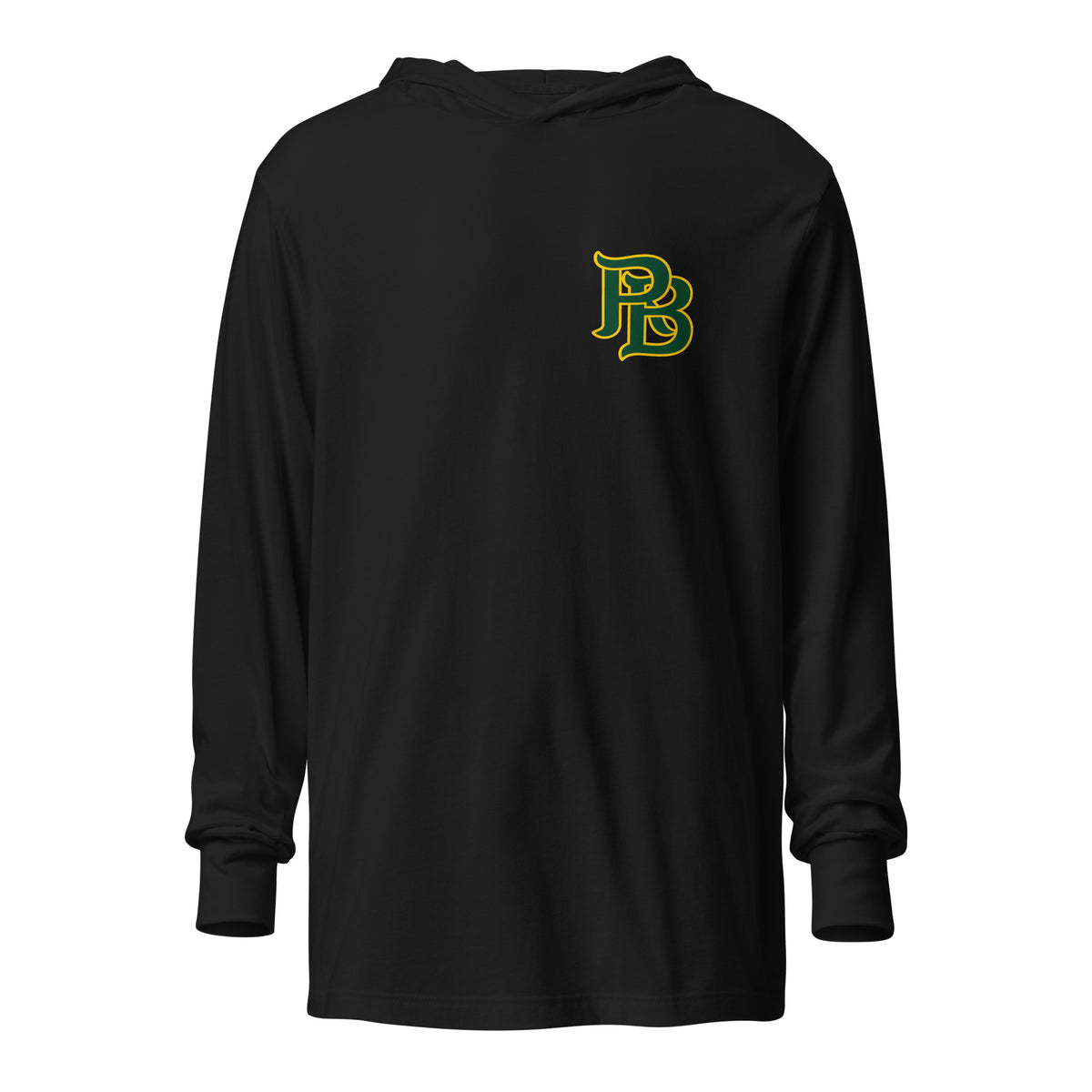 Performance | Hooded Long Sleeve T Shirt | South Bend River Bandits | Crest Logo