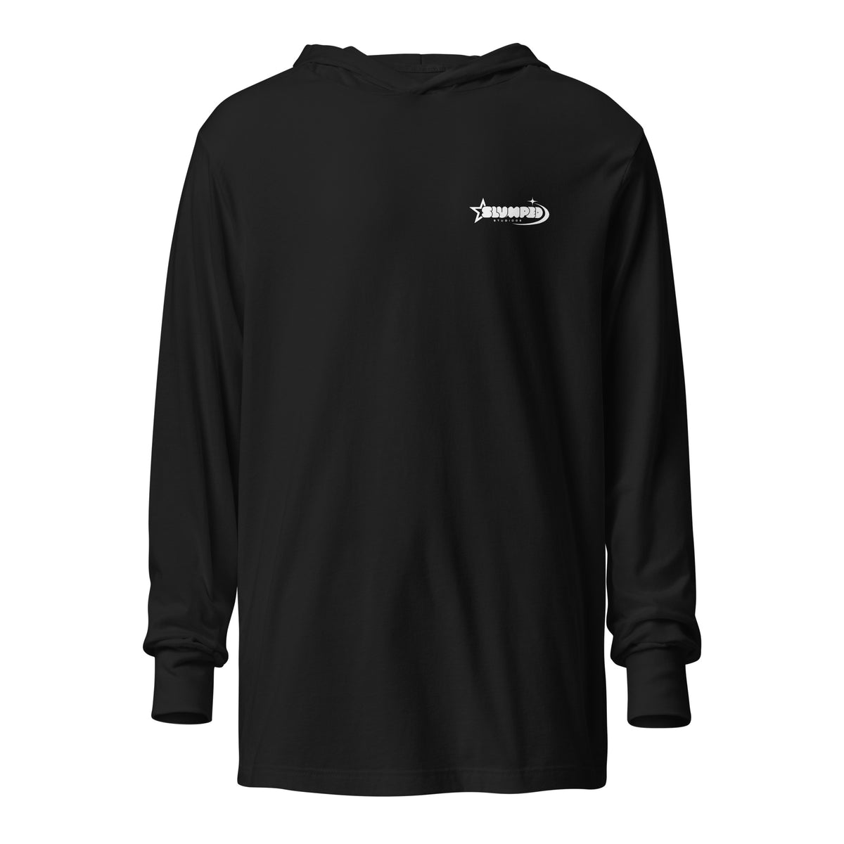 Performance | Hooded Long Sleeve T Shirt | SlumpedStudios | Vanguard Logo