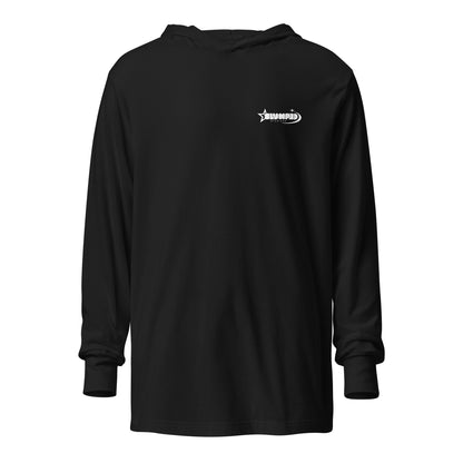 Performance | Hooded Long Sleeve T Shirt | SlumpedStudios | Vanguard Logo