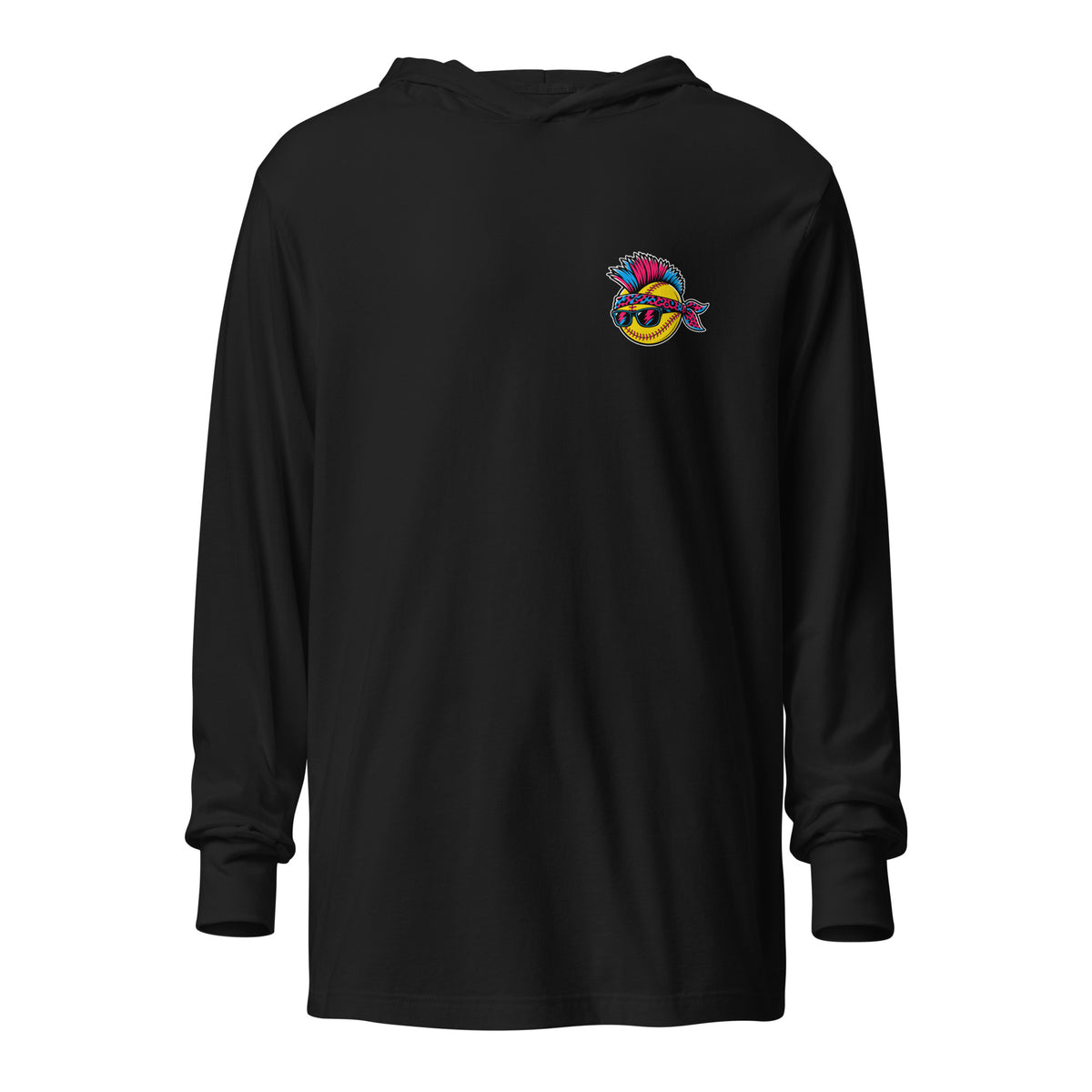Performance | Hooded Long Sleeve T Shirt | Wild Thangs | Emblem Logo