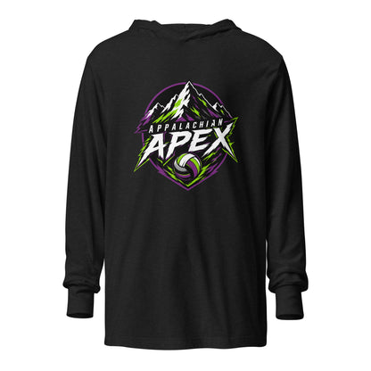 Performance | Hooded Long Sleeve T Shirt | Appalachian Apex | Summit Emblem Logo