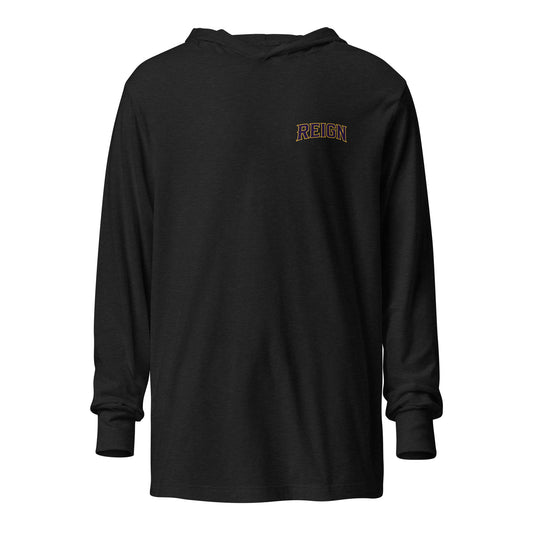 Performance | Hooded Long Sleeve T Shirt | REIGN 10U Softball | Vanguard Logo