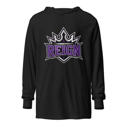 Performance | Hooded Long Sleeve T Shirt | REIGN 10U Softball | Emblem Logo