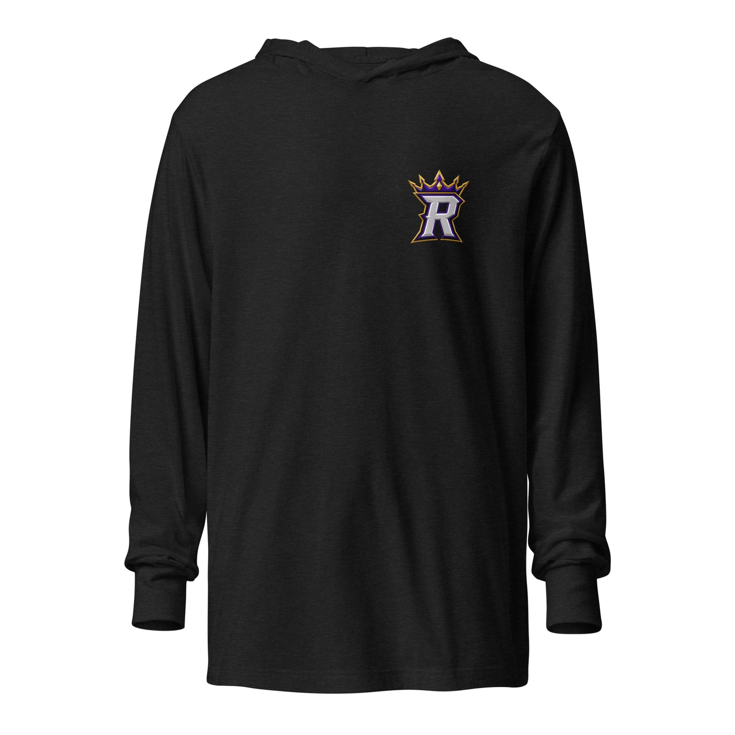 Performance | Hooded Long Sleeve T Shirt | REIGN 10U Softball | Royale Crest Logo