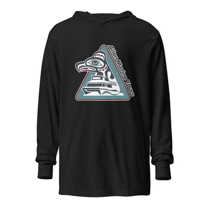 Performance | Hooded Long Sleeve T Shirt | Allen Marine | Crest Logo