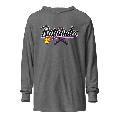 Performance | Hooded Long Sleeve T Shirt | Battitudes | Crest Logo