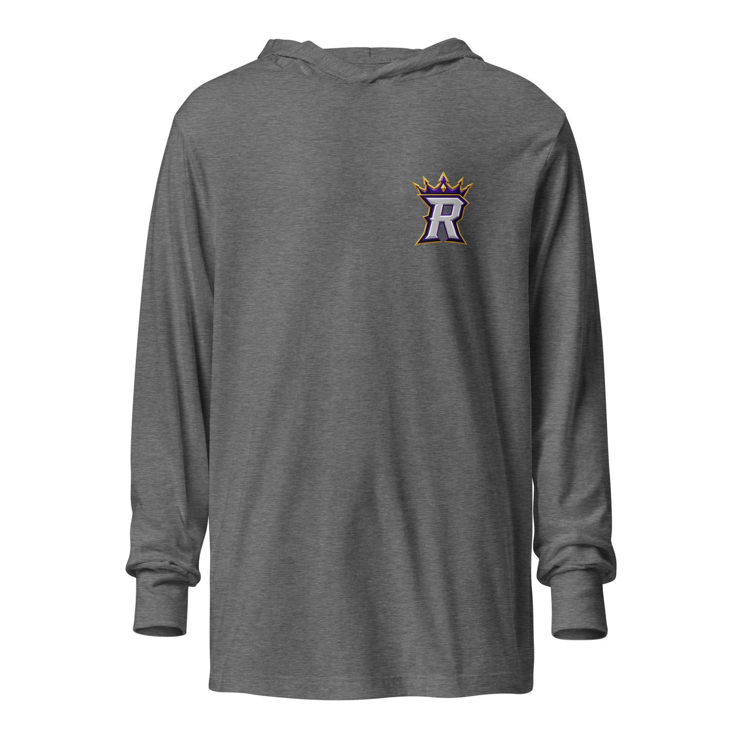 Performance | Hooded Long Sleeve T Shirt | REIGN 10U Softball | Royale Crest Logo