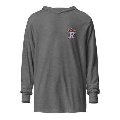 Performance | Hooded Long Sleeve T Shirt | REIGN 10U Softball | Royale Crest Logo
