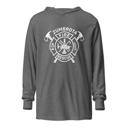 Performance | Hooded Long Sleeve T Shirt | Zumbrota Fire Department | Crest Logo