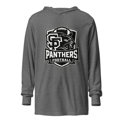 Performance | Hooded Long Sleeve T Shirt | Samuel Fels Football | Shield Logo