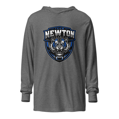 Performance | Hooded Long Sleeve T Shirt | Newton Youth football league | Shield Logo
