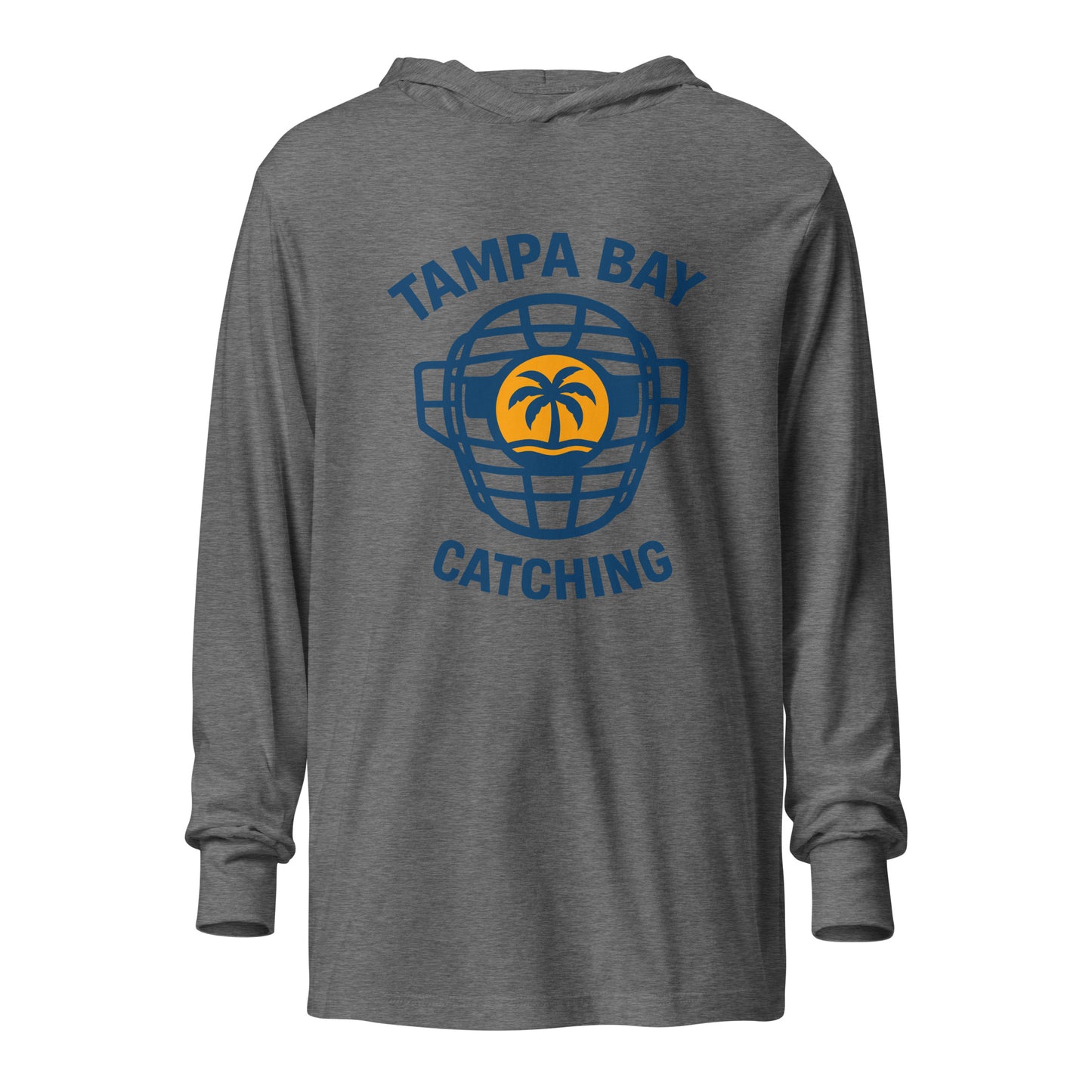 Performance | Hooded Long Sleeve T Shirt | Tampa Bay Catching | Vanguard Logo