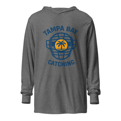 Performance | Hooded Long Sleeve T Shirt | Tampa Bay Catching | Vanguard Logo