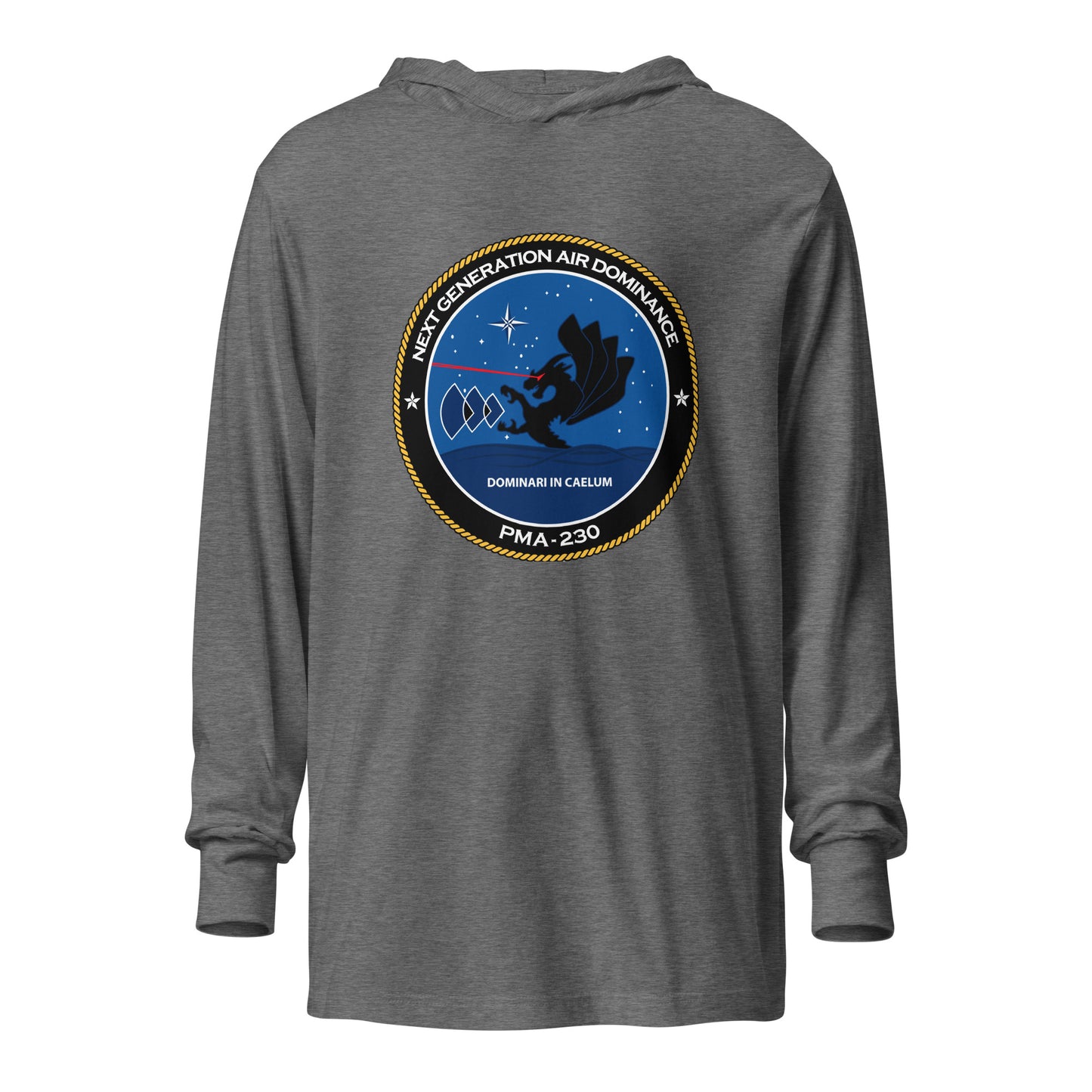 Performance | Hooded Long Sleeve T Shirt | Next Generation Air Dominance | Badge Logo