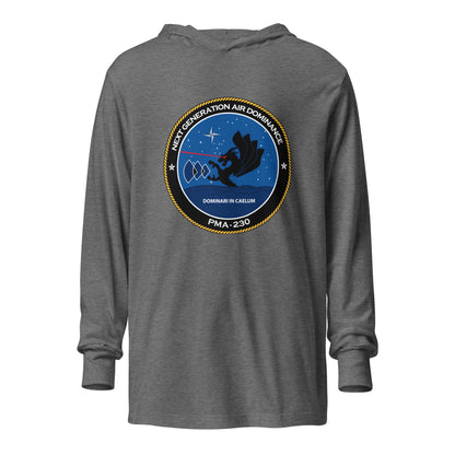 Performance | Hooded Long Sleeve T Shirt | Next Generation Air Dominance | Badge Logo