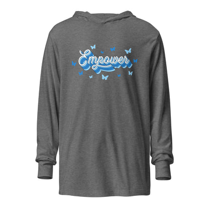 Performance | Hooded Long Sleeve T Shirt | Empower Volleyball Club | Vanguard Logo