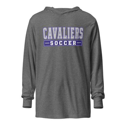 Performance | Hooded Long Sleeve T Shirt | STM Soccer | Modern Script Logo