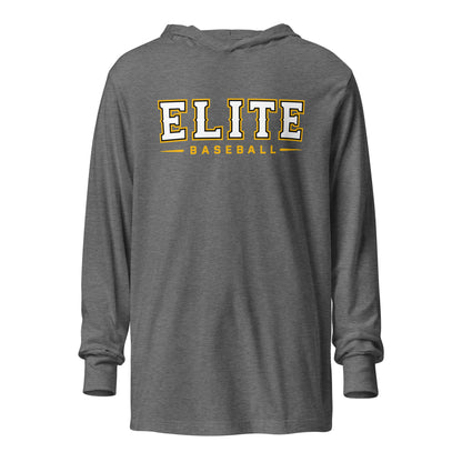 Performance | Hooded Long Sleeve T Shirt | Elite Baseball | Vanguard Logo